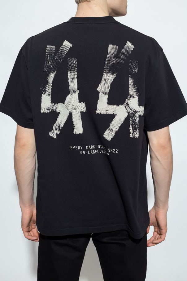 shirt 44 Label Group - Black 'Skull' printed T - IetpShops Croatia